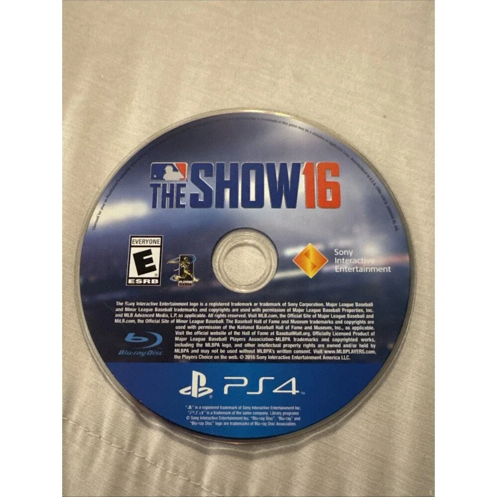 MLB: The Show 16 (Sony PlayStation 4, 2016) No Case